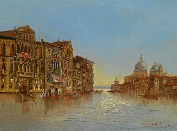 A Scene of Venice by Karl Kaufmann